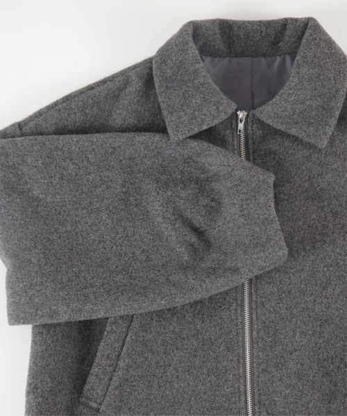 miette（ミエット）の「ボリュームスリーブショートブルゾン（ブルゾン・レディース・アイボリー/チャコール・FREE）」の14枚目の写真