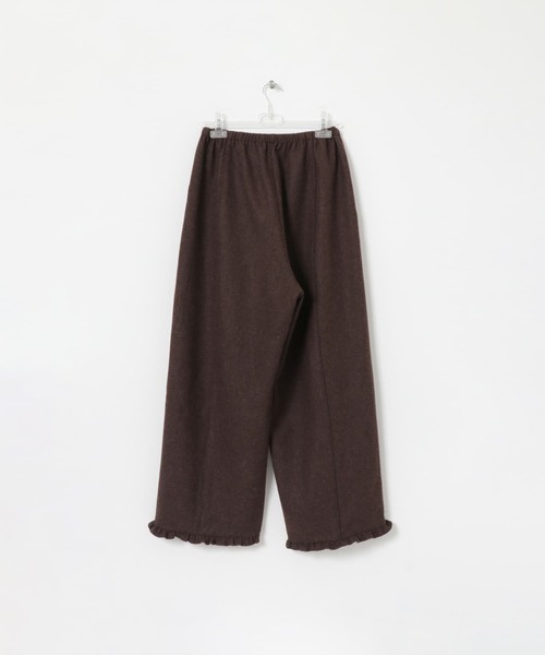 LAATO(ラート)の「wool easy frill pants(その他パンツ・レディース・グレー/ブラウン・FREE)」の8枚目の写真
