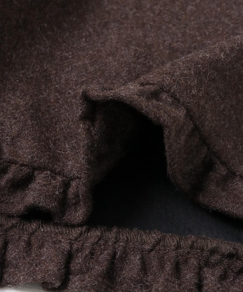 LAATO(ラート)の「wool easy frill pants(その他パンツ・レディース・グレー/ブラウン・FREE)」の9枚目の写真