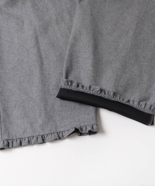 LAATO(ラート)の「wool easy frill pants(その他パンツ・レディース・グレー/ブラウン・FREE)」の10枚目の写真