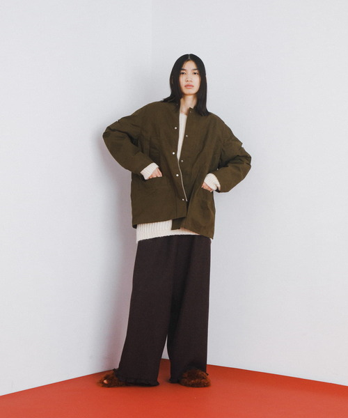 LAATO(ラート)の「wool easy frill pants(その他パンツ・レディース・グレー/ブラウン・FREE)」の17枚目の写真