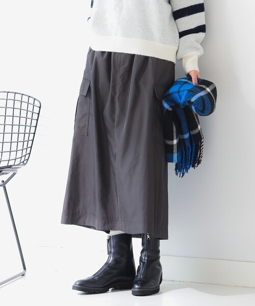 B:MING by BEAMS（ビーミングバイビームス）の「ミリタリー カーゴスカート（S～M）（スカート・レディース・カーキ/ナチュラル/チャコールグレー・MEDIUM/SMALL）」の9枚目の写真