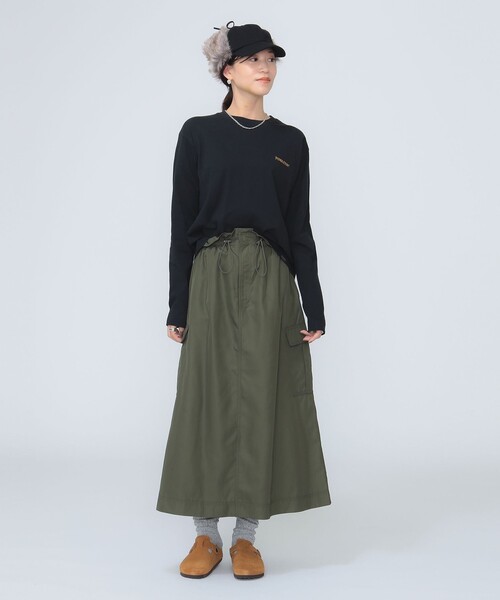B:MING by BEAMS（ビーミングバイビームス）の「ミリタリー カーゴスカート（S～M）（スカート・レディース・カーキ/ナチュラル/チャコールグレー・MEDIUM/SMALL）」の11枚目の写真