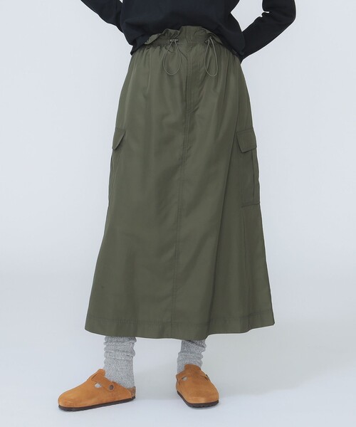 B:MING by BEAMS（ビーミングバイビームス）の「ミリタリー カーゴスカート（S～M）（スカート・レディース・カーキ/ナチュラル/チャコールグレー・MEDIUM/SMALL）」の13枚目の写真