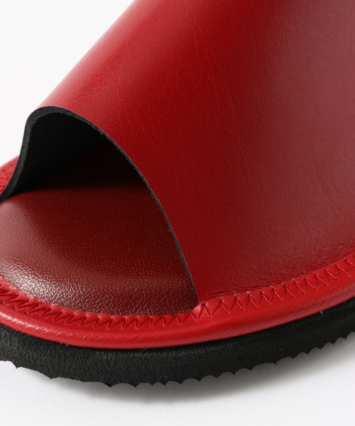 KEESE/キース】 LEATHER SLIPPER レザースリッパ（ラグ/マット