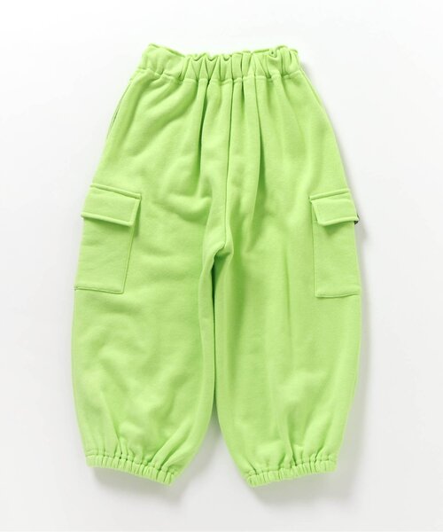 BREEZE(ブリーズ)の「【BREEZE NEW JACK・セットアップ可】ストリートカットソーパンツ(スウェットパンツ・キッズ・キナリ/ライム・90/100/110/120/130/140/150/160)」の12枚目の写真