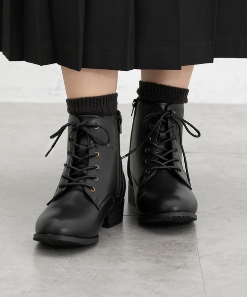 Honeys（ハニーズ）の「軽量レースアップブーツ（ブーツ）」 - WEAR