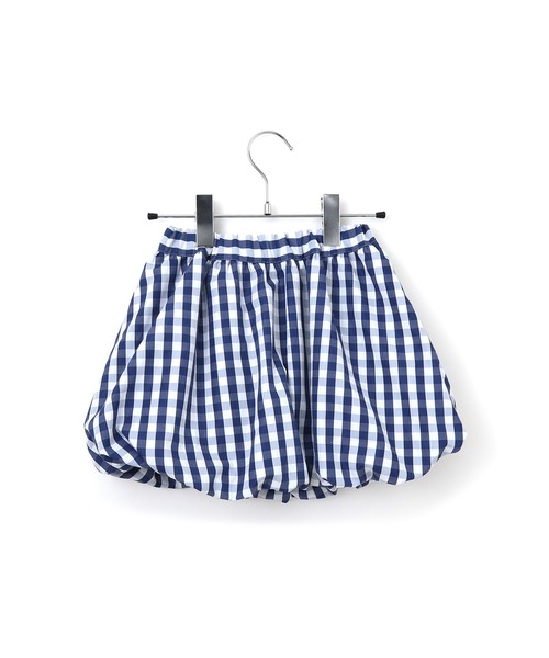 MAKE YOUR DAY（メイクユアデイ）の「チェックバルーンスカート■80～140cm（スカート・キッズ・ブラック/ネイビー・90/120/130/140/80/100/110）」の11枚目の写真
