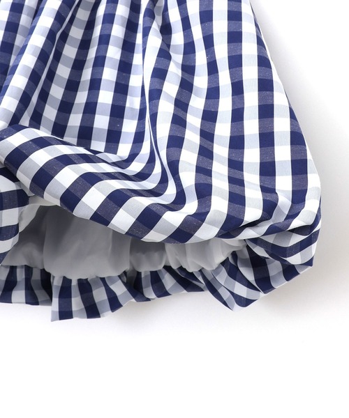 MAKE YOUR DAY（メイクユアデイ）の「チェックバルーンスカート■80～140cm（スカート・キッズ・ブラック/ネイビー・90/120/130/140/80/100/110）」の14枚目の写真