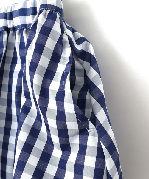 MAKE YOUR DAY（メイクユアデイ）の「チェックバルーンスカート■80～140cm（スカート・キッズ・ブラック/ネイビー・90/120/130/140/80/100/110）」の17枚目の写真