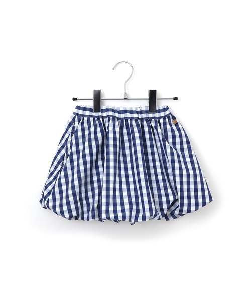 MAKE YOUR DAY（メイクユアデイ）の「チェックバルーンスカート■80～140cm（スカート・キッズ・ブラック/ネイビー・90/120/130/140/80/100/110）」の8枚目の写真