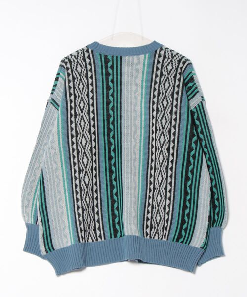 チチカカ（チチカカ）の「メキシカンラグニットプルオーバー（ニット/セーター・レディース・キャメル/ブルー・FREE）」の14枚目の写真