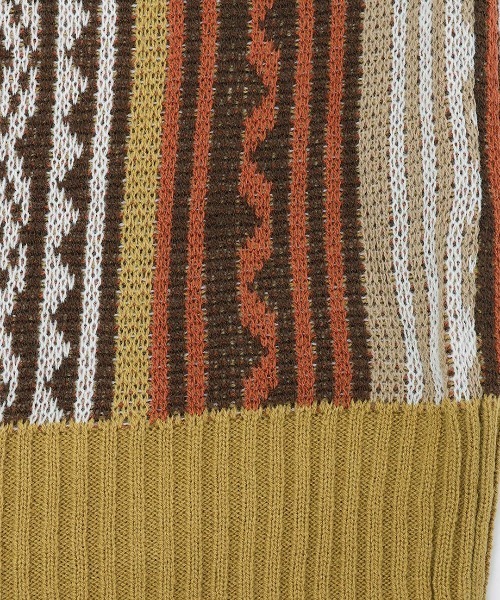 チチカカ（チチカカ）の「メキシカンラグニットプルオーバー（ニット/セーター・レディース・キャメル/ブルー・FREE）」の12枚目の写真