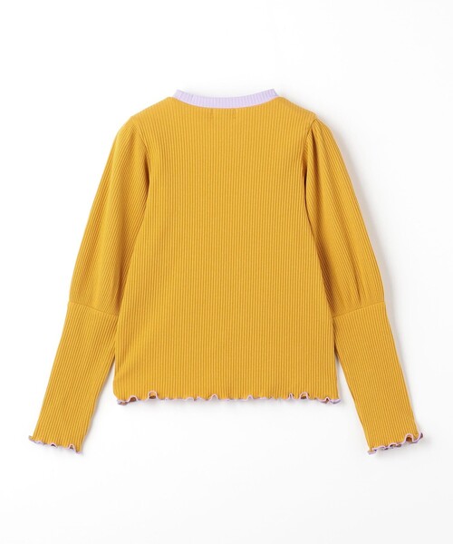 green label relaxing（グリーンレーベルリラクシング）の「TJ テレコプルオーバー パフスリーブ / キッズ  100cm-130cm（Tシャツ/カットソー・キッズ・ライトブルー/ブラック/マスタード・100cm/120cm/130cm/110cm）」の5枚目の写真