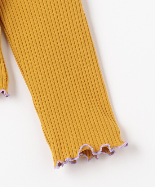 green label relaxing（グリーンレーベルリラクシング）の「TJ テレコプルオーバー パフスリーブ / キッズ  100cm-130cm（Tシャツ/カットソー・キッズ・ライトブルー/ブラック/マスタード・100cm/120cm/130cm/110cm）」の7枚目の写真