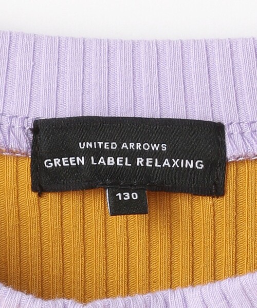 green label relaxing（グリーンレーベルリラクシング）の「TJ テレコプルオーバー パフスリーブ / キッズ  100cm-130cm（Tシャツ/カットソー・キッズ・ライトブルー/ブラック/マスタード・100cm/120cm/130cm/110cm）」の19枚目の写真
