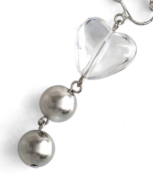 algy（アルジー）の「クリアハートイヤリング（イヤリング・キッズ・シルバー・FREE）」の6枚目の写真