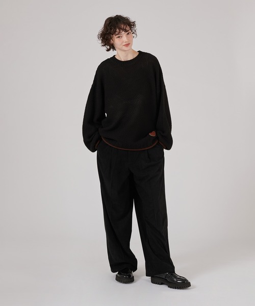 BI-COLOR ROLL DESIGN KNIT / バイカラーロールニット（ニット/セーター）｜ONCILY（オンシェリー）