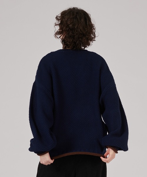 BI-COLOR ROLL DESIGN KNIT / バイカラーロールニット（ニット/セーター）｜ONCILY（オンシェリー）