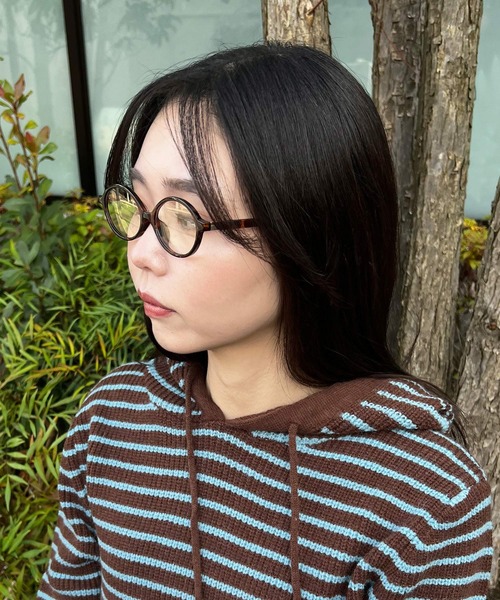 HALEY PESCA（ヘーリーペスカ）の「HALEY PESCA/オーバル　ギークスタイルメガネ（メガネ・レディース・ブラック/レオパード・FREE）」の13枚目の写真