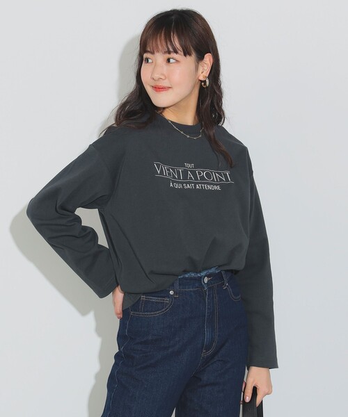 セール】フレンチロゴ ロングスリーブTシャツ（Tシャツ