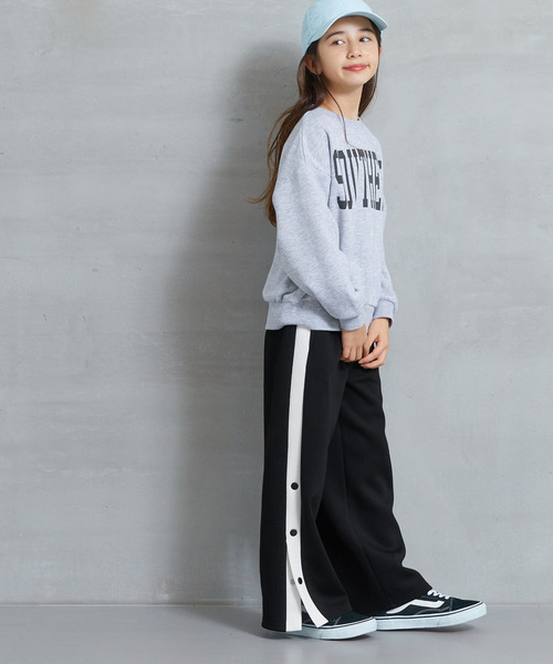 coca(coca)(コカ)の「【WEB限定セール】キッズ ソフトスウェットサイドボタンパンツ(スウェットパンツ・キッズ・ライトグリーン/ブラック・120/150/130/140)」の10枚目の写真