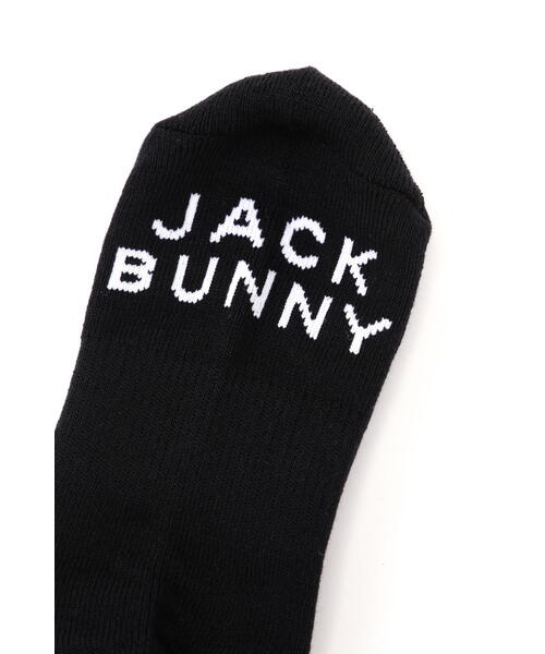Jack Bunny!!（ジャックバニー）の「【Jack Bunny!!】ボックスロゴショートソックス (LADIES)（ソックス/靴下・レディース・ブラック/ホワイト・FREE）」の6枚目の写真