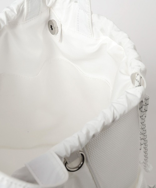 LOWRYS FARM(ローリーズファーム)の「LFメッシュナップサック 290614(バックパック/リュック・レディース・オフホワイト/ブラック/グレー・FREE)」の15枚目の写真