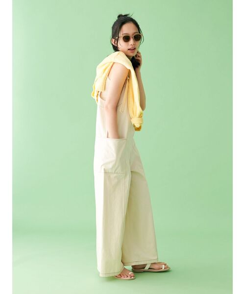 Ungrid(アングリッド)の「【WEB限定】エンブロイダリーコットン混スラブニット(ニット/セーター・レディース・ピンク/グレー/ネイビー/イエロー・FREE)」の22枚目の写真