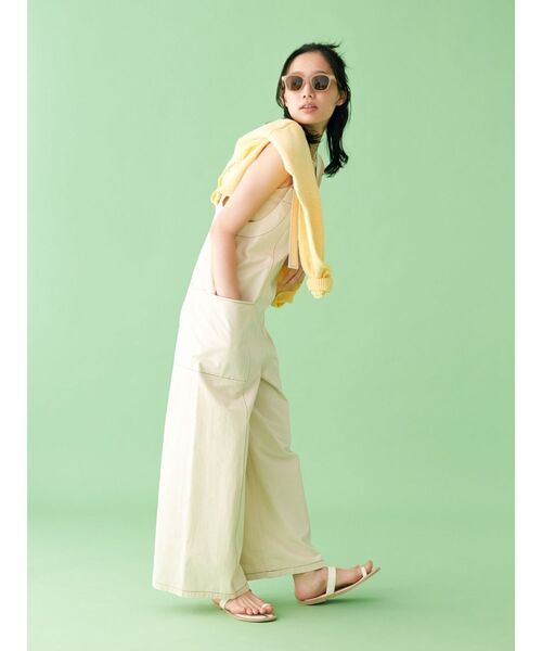 Ungrid(アングリッド)の「【WEB限定】エンブロイダリーコットン混スラブニット(ニット/セーター・レディース・ピンク/グレー/ネイビー/イエロー・FREE)」の11枚目の写真