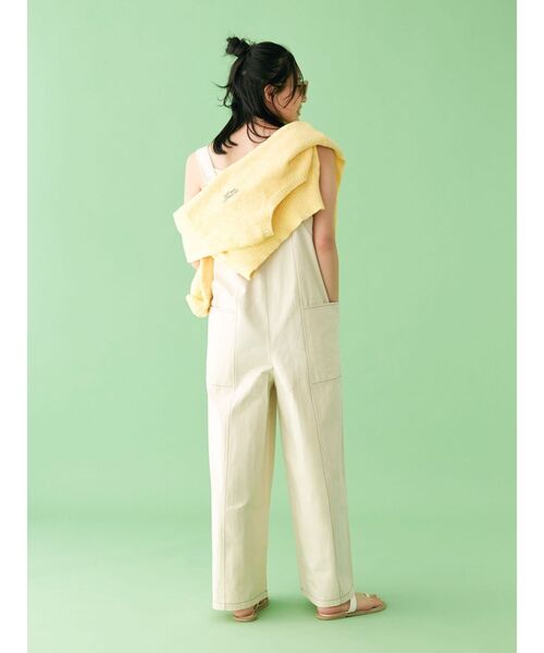 Ungrid(アングリッド)の「【WEB限定】エンブロイダリーコットン混スラブニット(ニット/セーター・レディース・ピンク/グレー/ネイビー/イエロー・FREE)」の12枚目の写真