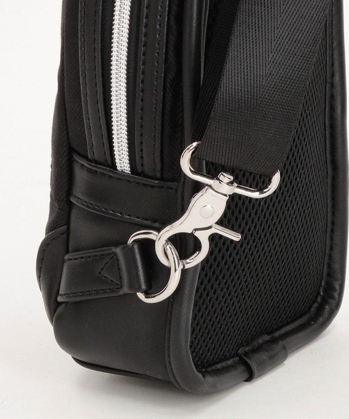 HIDEAWAYS NICOLE(ハイダウェイニコル)の「ミニボディバッグ(ボディバッグ/ウエストポーチ・メンズ・ネイビー/ブラック系1/ブラック系2/グレー/ブラック・FREE)」の13枚目の写真