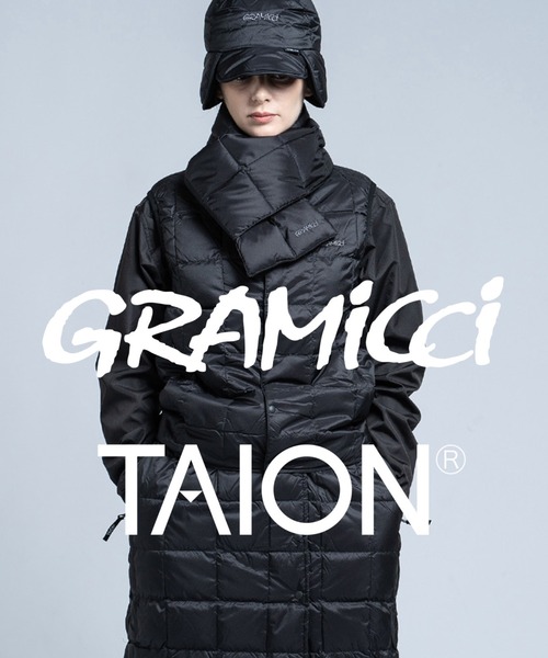 【TAION（タイオン）】TAION×GRAMICCI(グラミチ)〈グッズ〉ダウンマフラー（マフラー）｜TAION（タイオン）