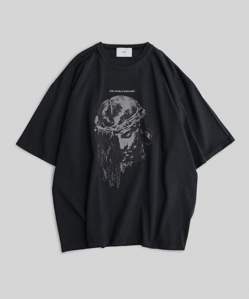 remer(リメール)の「loose vintage make pigment over Tee / ルーズヴィンテージメイクピグメントオーバーTシャツ(Tシャツ/カットソー・メンズ・ブラック系その他4/グレー系その他2/グレー系その他3/グレー系その他4/ブラック系その他2/グレー系その他/ブラック系その他/ブラック系その他3・X-SMALL/SMALL/MEDIUM/LARGE)」の15枚目の写真