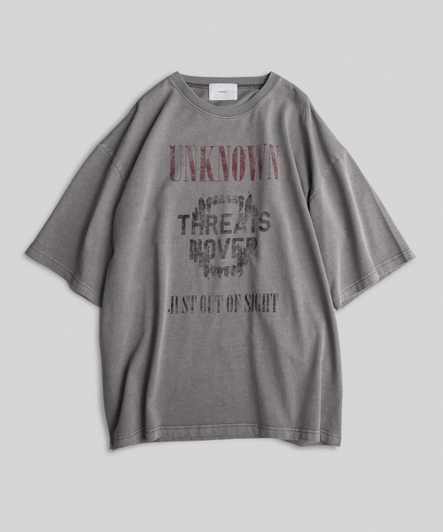 remer(リメール)の「loose vintage make pigment over Tee / ルーズヴィンテージメイクピグメントオーバーTシャツ(Tシャツ/カットソー・メンズ・ブラック系その他4/グレー系その他2/グレー系その他3/グレー系その他4/ブラック系その他2/グレー系その他/ブラック系その他/ブラック系その他3・X-SMALL/SMALL/MEDIUM/LARGE)」の17枚目の写真