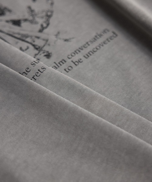 remer(リメール)の「loose vintage make pigment over Tee / ルーズヴィンテージメイクピグメントオーバーTシャツ(Tシャツ/カットソー・メンズ・ブラック系その他4/グレー系その他2/グレー系その他3/グレー系その他4/ブラック系その他2/グレー系その他/ブラック系その他/ブラック系その他3・X-SMALL/SMALL/MEDIUM/LARGE)」の22枚目の写真
