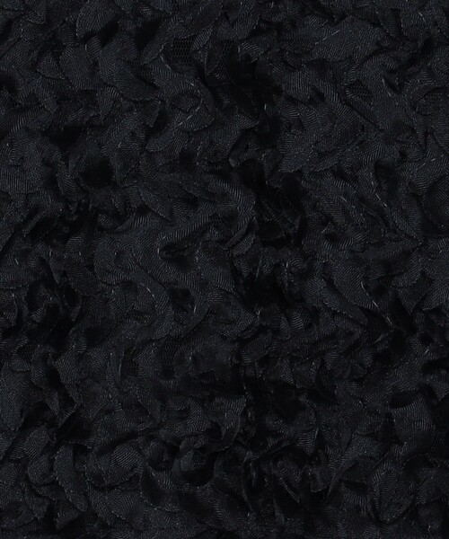 H　BEAUTY&YOUTH UNITED ARROWS（エイチビューティーアンドユースユナイテッドアローズ）の「＜H＞チュールウェーブ ボートネックブラウス（シャツ/ブラウス・レディース・ダークグレー/ブラック・FREE）」の13枚目の写真