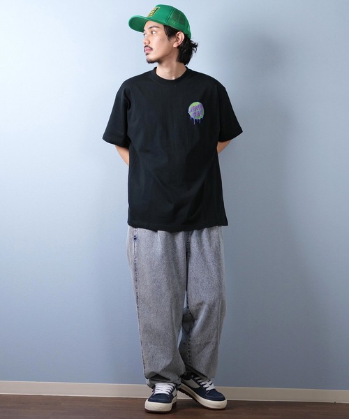 80s santacruz powell サンタクルーズ　パウエル　Tシャツ SANTA CRUZ サンタクルーズ SPEED WHEELS SKULL スピード