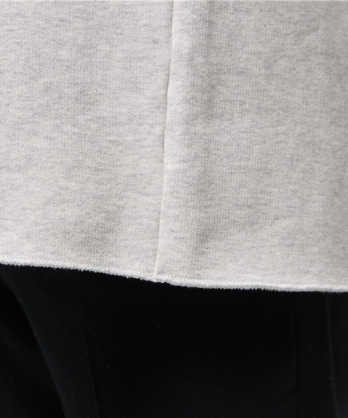 CIAOPANIC TYPY(チャオパニックティピー)の「ルーヘビー裏毛オーバータートル(スウェット・メンズ・ホワイト/オリーブ/ブラック・MEDIUM/LARGE)」の8枚目の写真