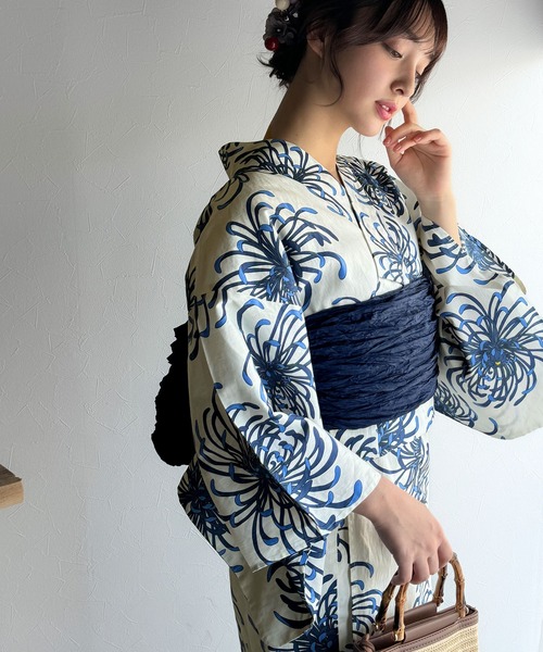 classicalelf 浴衣 2点セット classicalelf 浴衣 浴衣2点セット。花柄モチーフ浴衣（浴衣