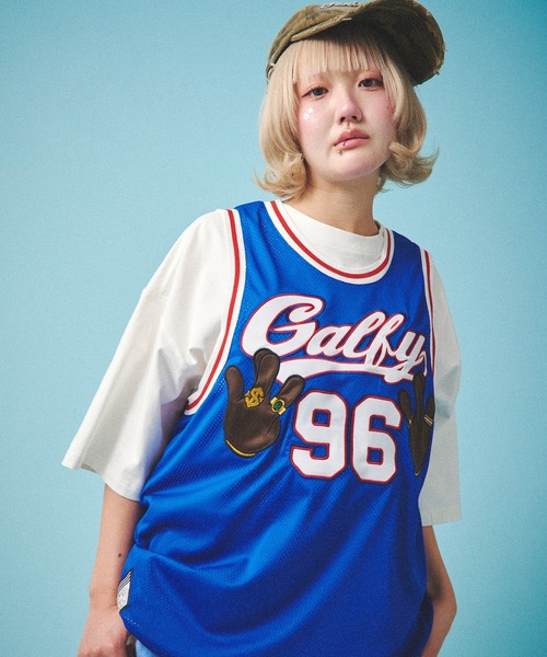 GALFY(ガルフィー)の「【GALFY/ガルフィー】ウェッサイ成金ユニフォーム(タンクトップ・メンズ・ブラック/ブルー/マスタード・L/XL)」の11枚目の写真