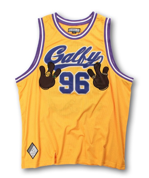 GALFY(ガルフィー)の「【GALFY/ガルフィー】ウェッサイ成金ユニフォーム(タンクトップ・メンズ・ブラック/ブルー/マスタード・L/XL)」の8枚目の写真