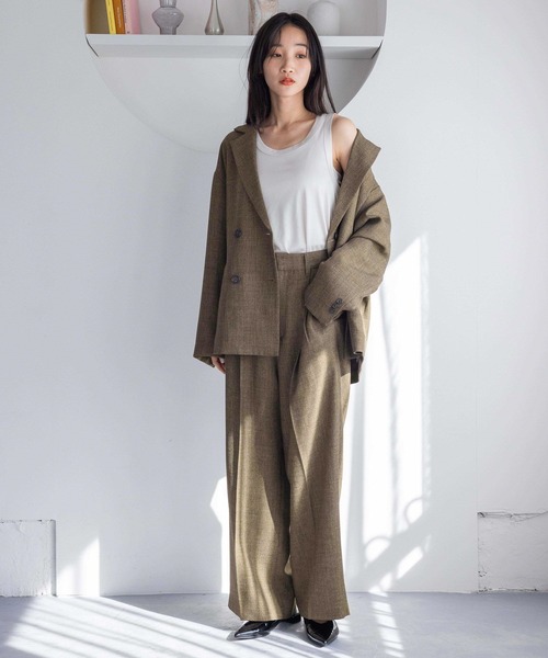 【カラム】 2枚セットkyne  tr4suspension タンク セール】サテンノースリーブ 291340（タンクトップ）｜LOWRYS FARM