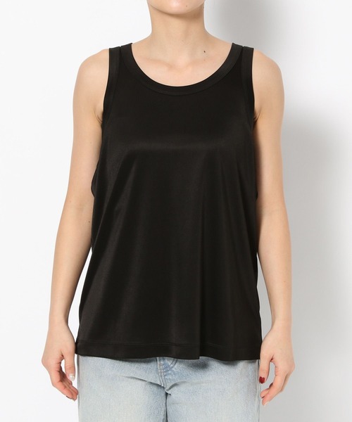 LOWRYS FARM（ローリーズファーム）の「サテンノースリーブ　291340（タンクトップ・レディース・アイボリー/ブラック・FREE）」の16枚目の写真