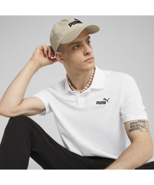 PUMA(プーマ)の「PUMA プーマ メンズ ESS NO. 1 ロゴ ピケ 半袖 ポロシャツ(ポロシャツ・メンズ・ホワイト/ブラック/ネイビー/ヘザーグレー・XX-LARGE/SMALL/MEDIUM/LARGE/X-LARGE)」の11枚目の写真