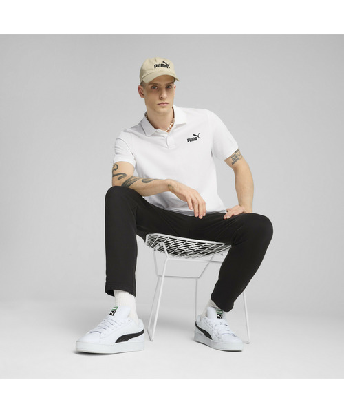 PUMA(プーマ)の「PUMA プーマ メンズ ESS NO. 1 ロゴ ピケ 半袖 ポロシャツ(ポロシャツ・メンズ・ホワイト/ブラック/ネイビー/ヘザーグレー・XX-LARGE/SMALL/MEDIUM/LARGE/X-LARGE)」の12枚目の写真