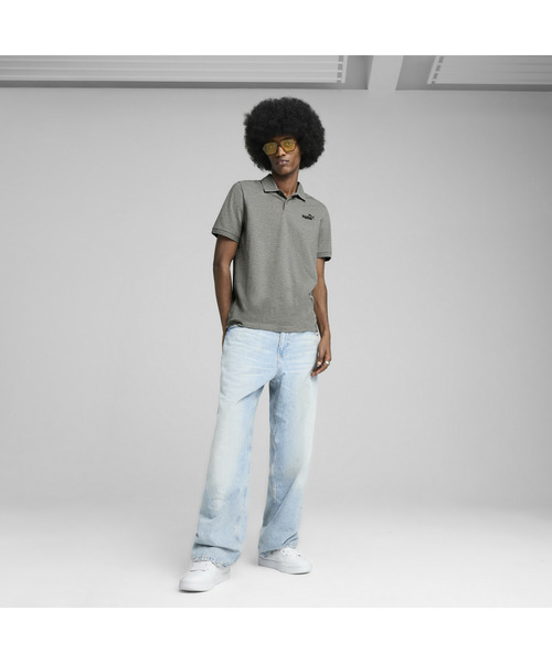 PUMA(プーマ)の「PUMA プーマ メンズ ESS NO. 1 ロゴ ピケ 半袖 ポロシャツ(ポロシャツ・メンズ・ホワイト/ブラック/ネイビー/ヘザーグレー・XX-LARGE/SMALL/MEDIUM/LARGE/X-LARGE)」の19枚目の写真