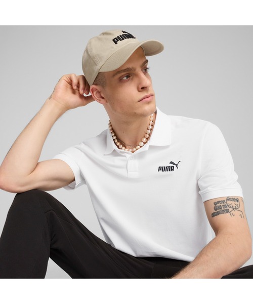 PUMA(プーマ)の「PUMA プーマ メンズ ESS NO. 1 ロゴ ピケ 半袖 ポロシャツ(ポロシャツ・メンズ・ホワイト/ブラック/ネイビー/ヘザーグレー・XX-LARGE/SMALL/MEDIUM/LARGE/X-LARGE)」の5枚目の写真