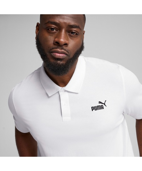 PUMA(プーマ)の「PUMA プーマ メンズ ESS NO. 1 ロゴ ピケ 半袖 ポロシャツ(ポロシャツ・メンズ・ホワイト/ブラック/ネイビー/ヘザーグレー・XX-LARGE/SMALL/MEDIUM/LARGE/X-LARGE)」の8枚目の写真
