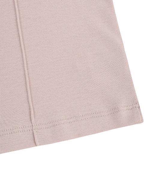 muahmuah（ムーアムーア）の「A'GEM/9 × .kom 『muah muah/ムーアムーア』 STITCH LINE CROP HOODIE/ステッチライン クロップパーカー（パーカー・レディース・ホワイト/チャコールグレー/ピンク・FREE）」の4枚目の写真